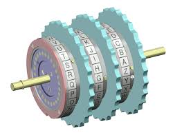 3D CAD rendering of rotor assembly